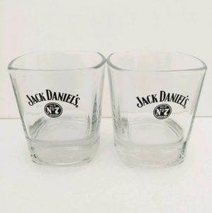 Jack Daniels Set of Two Whiskey Glasses Old No. 7